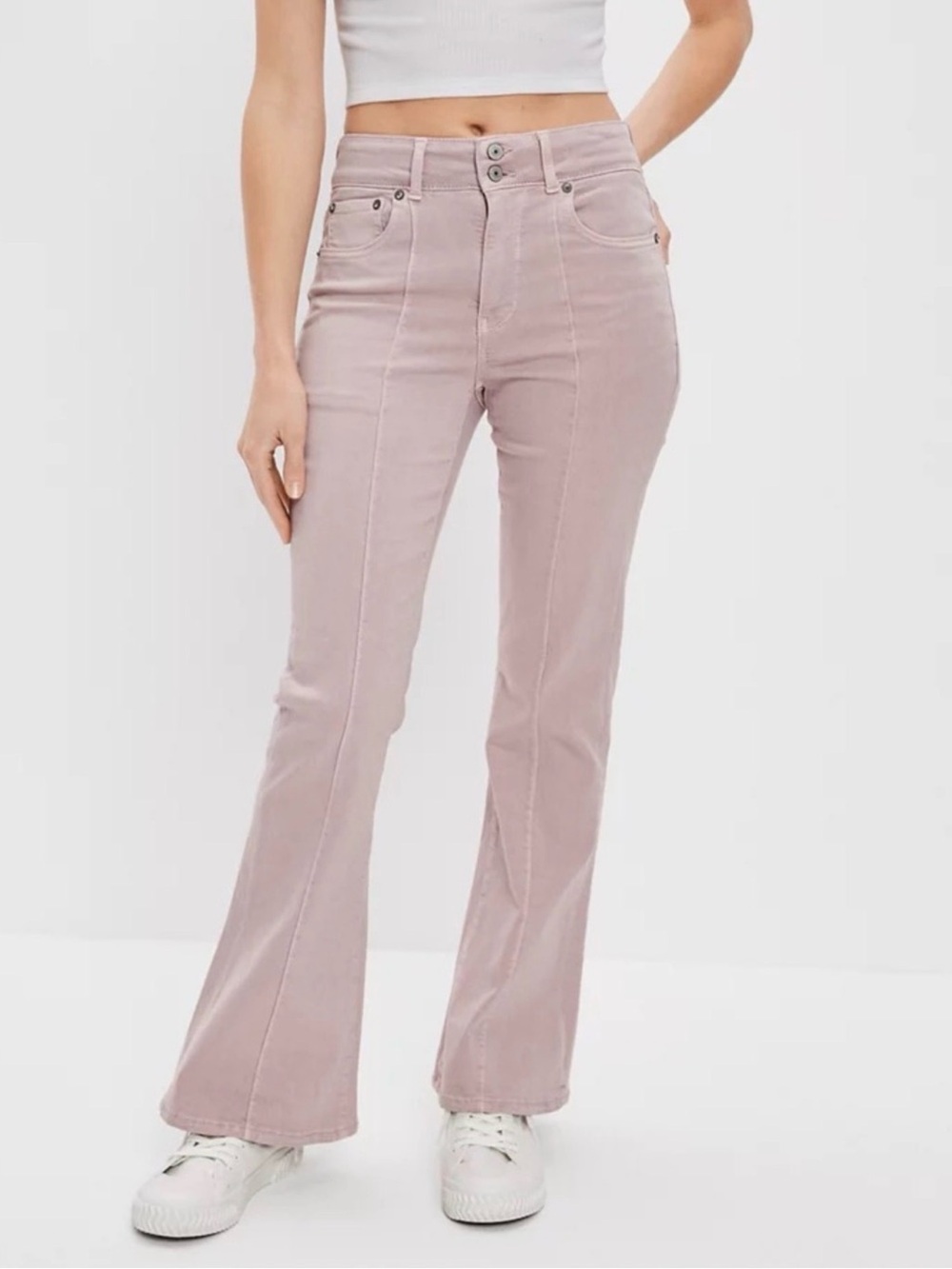 American Eagle Outfitters Super High-Rise Flare Jeans